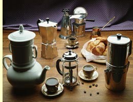 Diverses cafetières
