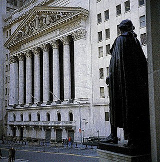 La bourse à New York